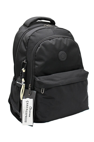 Bevitton حقيبة ظهر مدرسية من القماش الأسود المقاوم للماء مقاس 2200 للجنسين