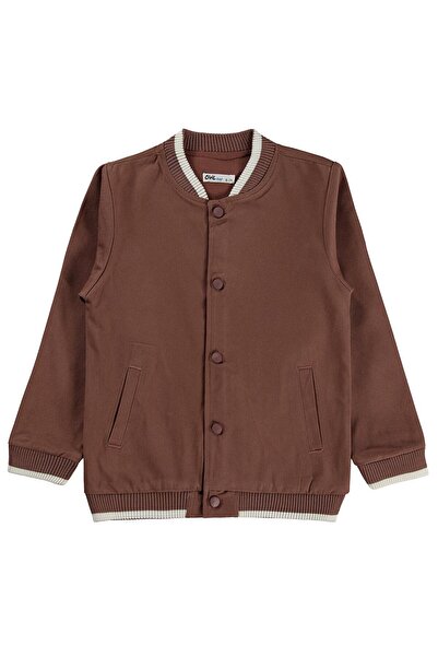 Civil Boys Kolej Ribanalı 6-9 Years Old Jacket - Brown 6-7 Years Old