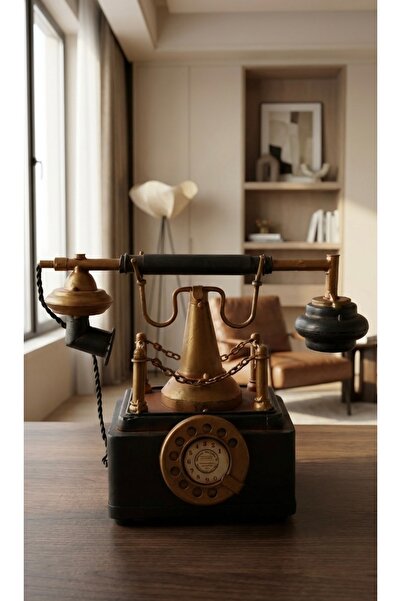 Pat Aksesuar Ev & Ofis Dekorasyonu Eskitme Telefon Kumbara | Retro Vintage | ...