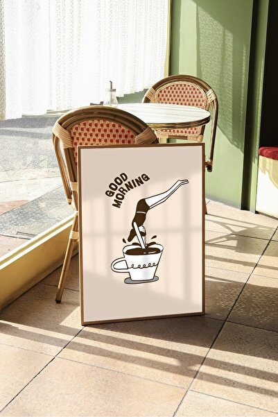Base Concept Bună dimineața Kahve Coffe Pictură decorativă cu design modern (...