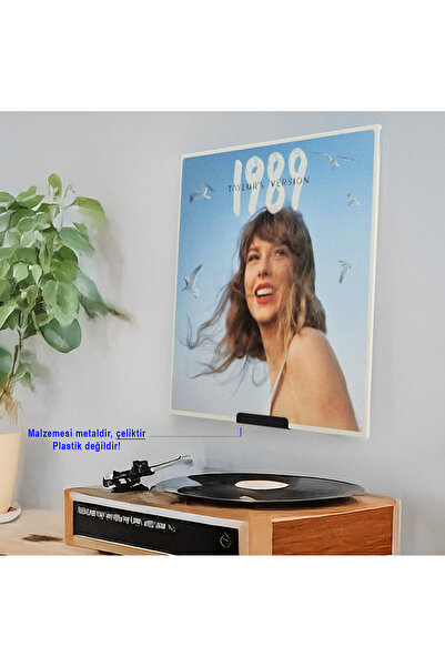 KİOfisi Plaklık - Vidalı - Plak Rafı - Plak Standı - Plak Rafı - Plak Tutucu -