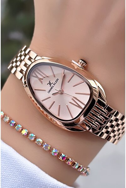 Daniel Klein علبة كبيرة من العلامة التجارية الرومانية مع ساعة وسوار هدية