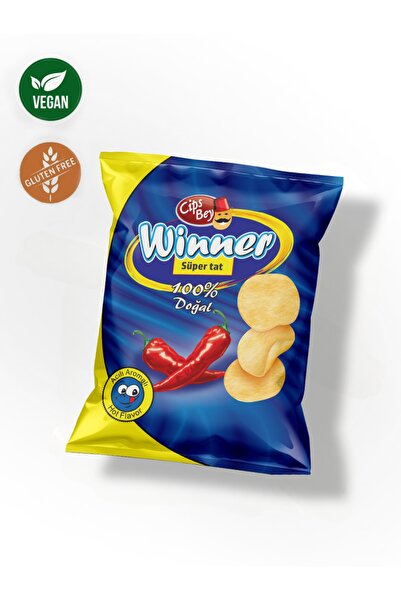 WINNER Vegan & Glutensiz Içerik | Acı Arommalı Patates Cipsi 22gr