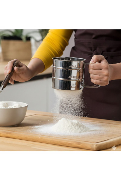 Euro Pink منخل دقيق عملي من الفولاذ المقاوم للصدأ الفاخر