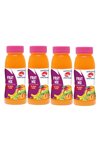 Al Ain عصير فواكه مشكل، عبوة من 4 قطع، 200 مل
