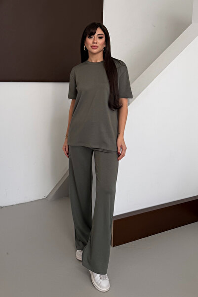 Balenbi Дамски спортен костюм с къс ръкав от модал 1098