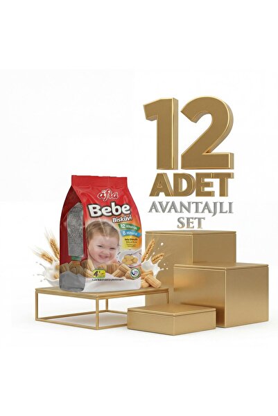 Afia Bebe Bisküvisi Vitamin Katkılı 12x150 Gr