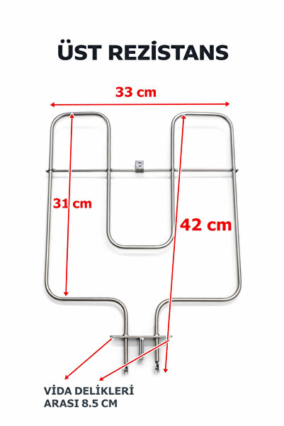SERHAT DENİZ Silver CVS dn 82000 Fırın Üst Rezistans 1000 watt
