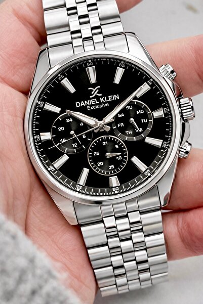 Daniel Klein ORJİNAL GÜMÜŞ RENK ÇELİK KORDON ERKEK KOL SAATİ BİLEKLİK HEDİYE ...