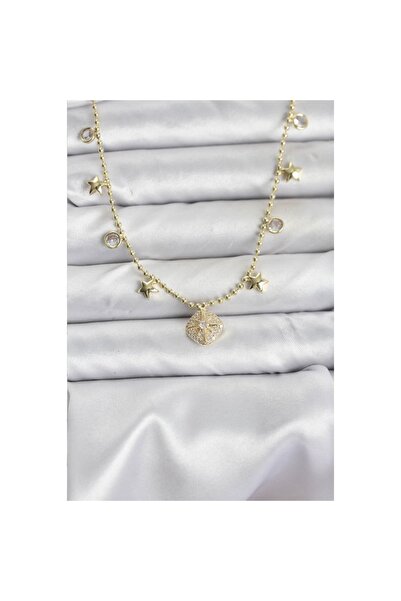 Toptan Bulurum خاتم نسائي من النحاس بلون ذهبي مرصع بحجر الزركون على شكل نجمة ...