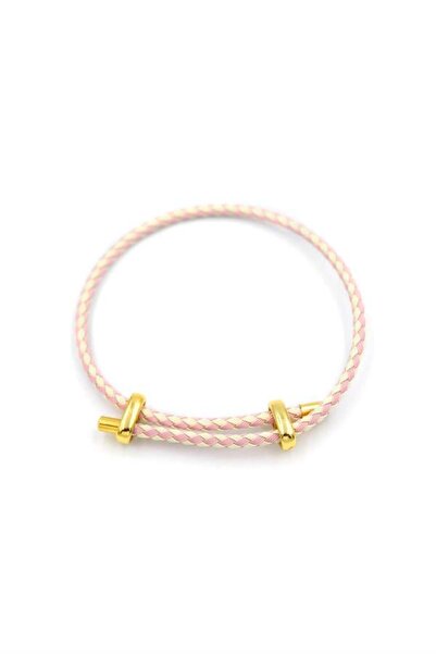 Royaleks سوار من الحبل - وردي فاتح