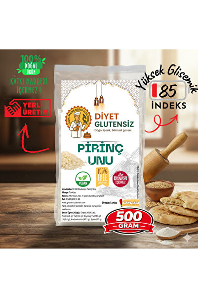 Diyet Glutensiz Glutensiz Pirinç Unu 1 Kg