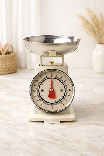 Meturas Gümüş Kaseli Mutfak Terazisi | Metal Gövde, Mekanik Kontrol, Paslanma...