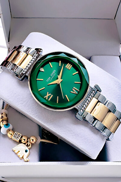 Tom Jones Original Women Wrist Watch 3 Atm Waterproof Two Colors Steel Cord +...