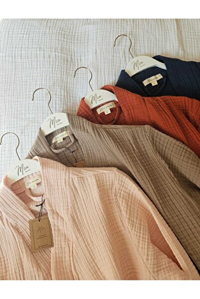 Mia Home&Baby كيمونو موسلين 4 طبقات - نموذج رداء الحمام وثوب الصباح