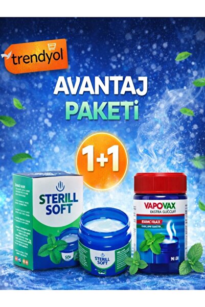 Sterillsoft Vicks 40 GR Vapovax 40 Gr 2 Li Set Avantaj Paket