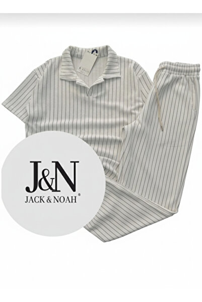 Jack & Noah طقم تي شيرت وبنطلون من قماش الكريب من YENİSEZON لعام 2026 مكون من...