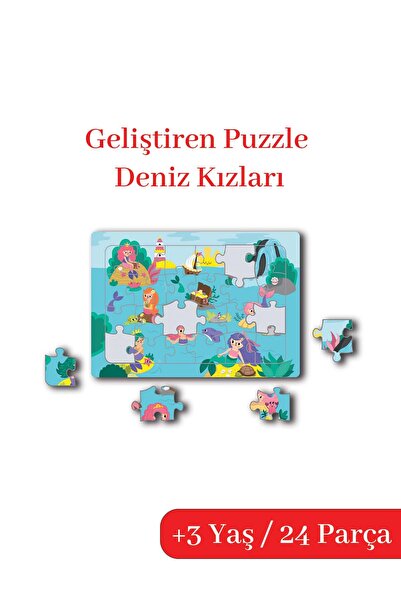 Çocuk Akademi Puzzle Deniz Kızları