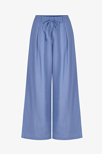 Penti Dark Blue Linen Trousers