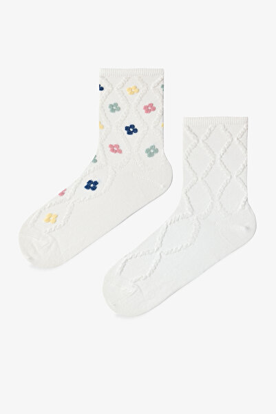 Penti White - Multi Spring Bloom 2-Piece Sock Pack