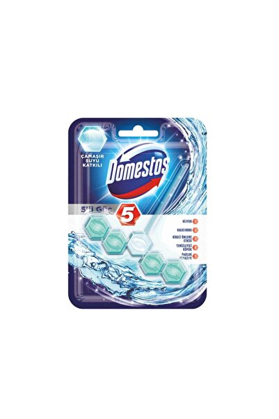 Domestos Wc Blok 5'li Ocean Güç Çamaşır Sulu 55 G