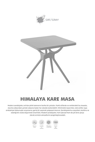 Daim Plastik HIMALAYA DEMONTE MASA 70X70 CM KARE