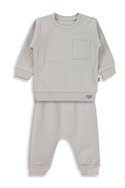 Civil Baby Süs Etiketli 2'Li Takım 6-18 Ay Takım - Bej 12-18 Ay