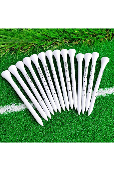 PGM 83 مم - 50 قطعة من دبابيس الجولف، مقاعد خشبية متينة تثبت الكرة على أرض ال...