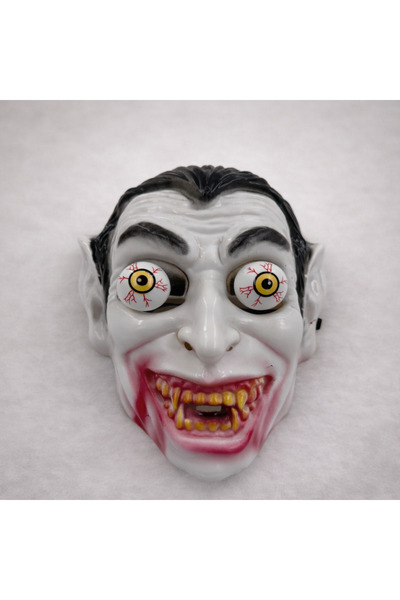 PARTİPORT قناع الرعب على شكل مصاص دماء، قناع دراكولا للهالوين، إكسسوارات حفلا...