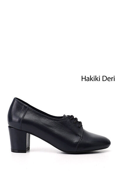 GÖNDERİ(R) Pantofi Oxford din piele naturală, albastru bleumarin, cu șireturi...