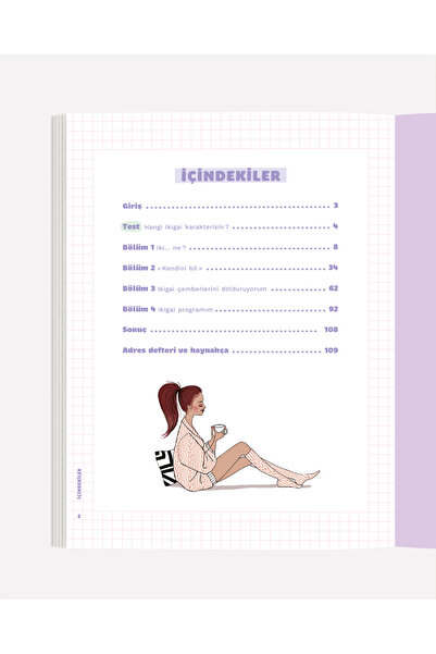 mabel kitap İkigai: Benim Defterim / Anne-Sophie Levesque-Brianceau / / 9786259306742