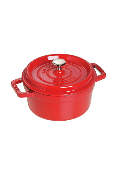 STAUB وعاء صب دائري 24 سم كرز