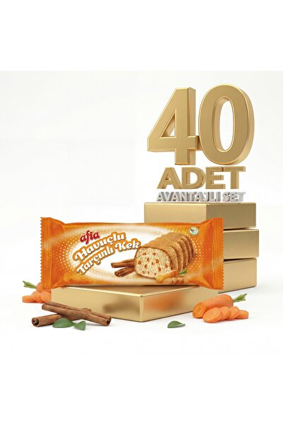 Afia Havuç Tarçınlı Kek 40x40 Gr