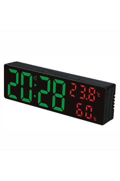 WDA ساعة حائط رقمية LED مع درجة الحرارة والتاريخ - DS-3B18L