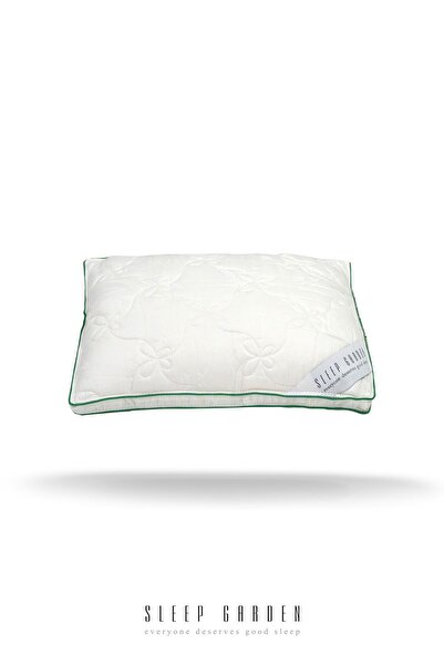 Sleep Garden Bambu Bebek Yastık Biyeli Şık Lüks 35X45 CM Jüt Keten Çantalı