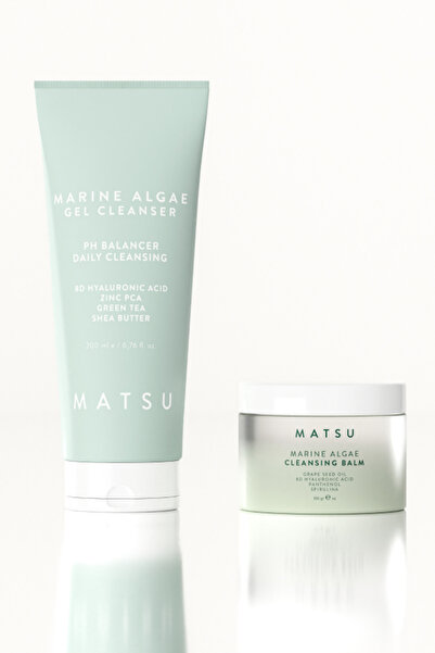 MATSU Çift Aşamalı Derin Cilt Temizleme 2li Set Temizleme Balmı ve Jel