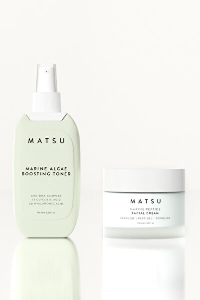 MATSU Gözenek Sıkılaştırıcı 2li Cilt Seti Tonik ve Peptit Krem