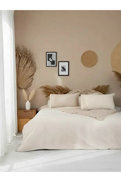 NDC HOME طقم غطاء لحاف مزدوج الجوانب بحجم كبير من هام كريم