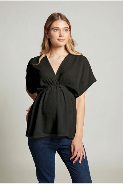 LYN MAMA Olivia Blouse - Black