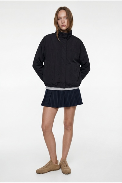 Koton amestec de viscoză cu pliuri șnur în talie Mini fustă pantalon scurtă