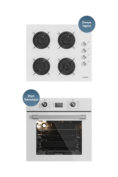 KUMTEL Beyaz 2 Li Set