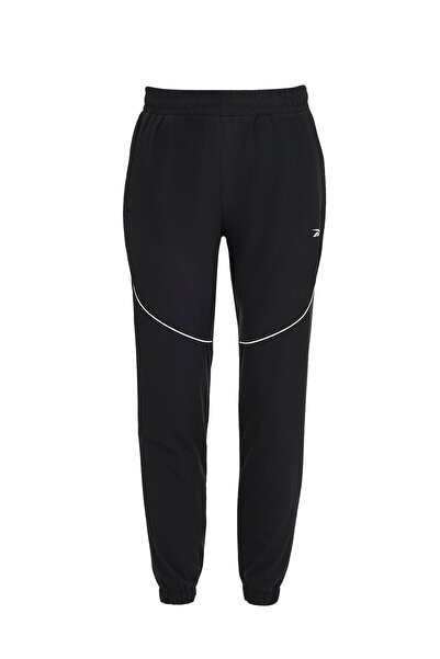 Reebok RUN PIPING JOGGER Siyah Erkek Eşofman Altı