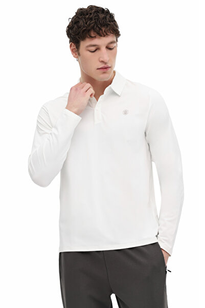 lumberjack ML TIGER 15ELG1-12 6FX OFF-WHITE Ανδρικό μακρυμάνικο μπλουζάκι