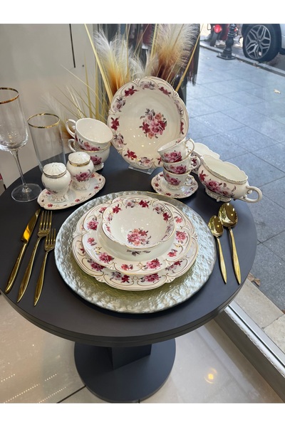 Aryıldız Royal Queen 60007 Porselen Yemek Takımı