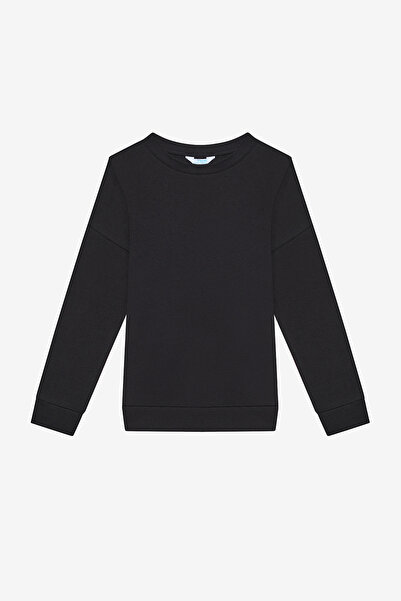 Penti Unisex Basic Siyah Sweatshirt