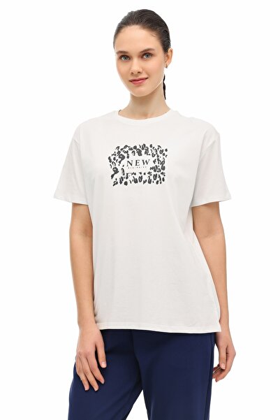 Kinetix Wl 11Patrica 6Fx Ecru Women's Short Sleeve T-Shirt