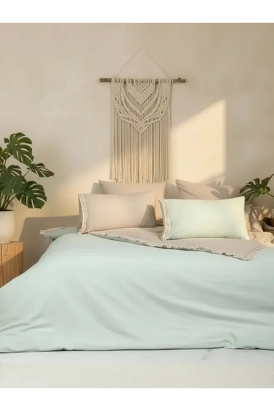 NDC HOME طقم غطاء لحاف مزدوج الجوانب من هام سافليور بحجم كبير