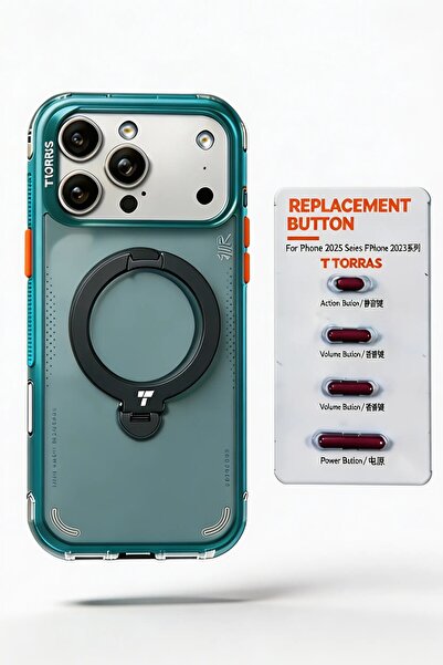 TORRAS حافظة سبين اير متوافقة مع MagSafe لهاتف iPhone 17 Pro Max - مقاومة للص...