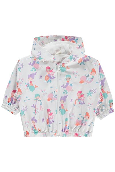 Civil Baby Mermaid Printed 6-18 Months Raincoat - Ecru 12-18 Months