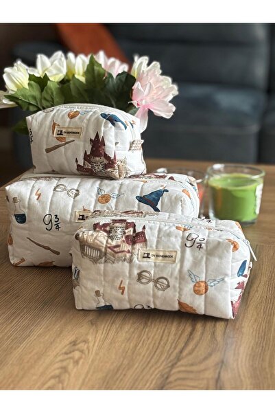 dyhandmade Sihir Okulu Makyaj Çantası Seti